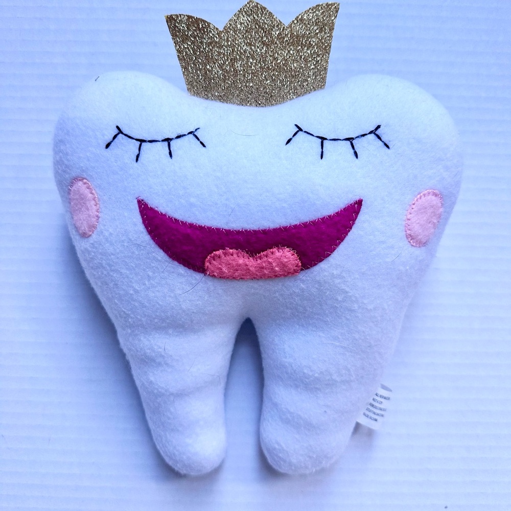 Kids Plush Tooth Fairy Pillow Holder